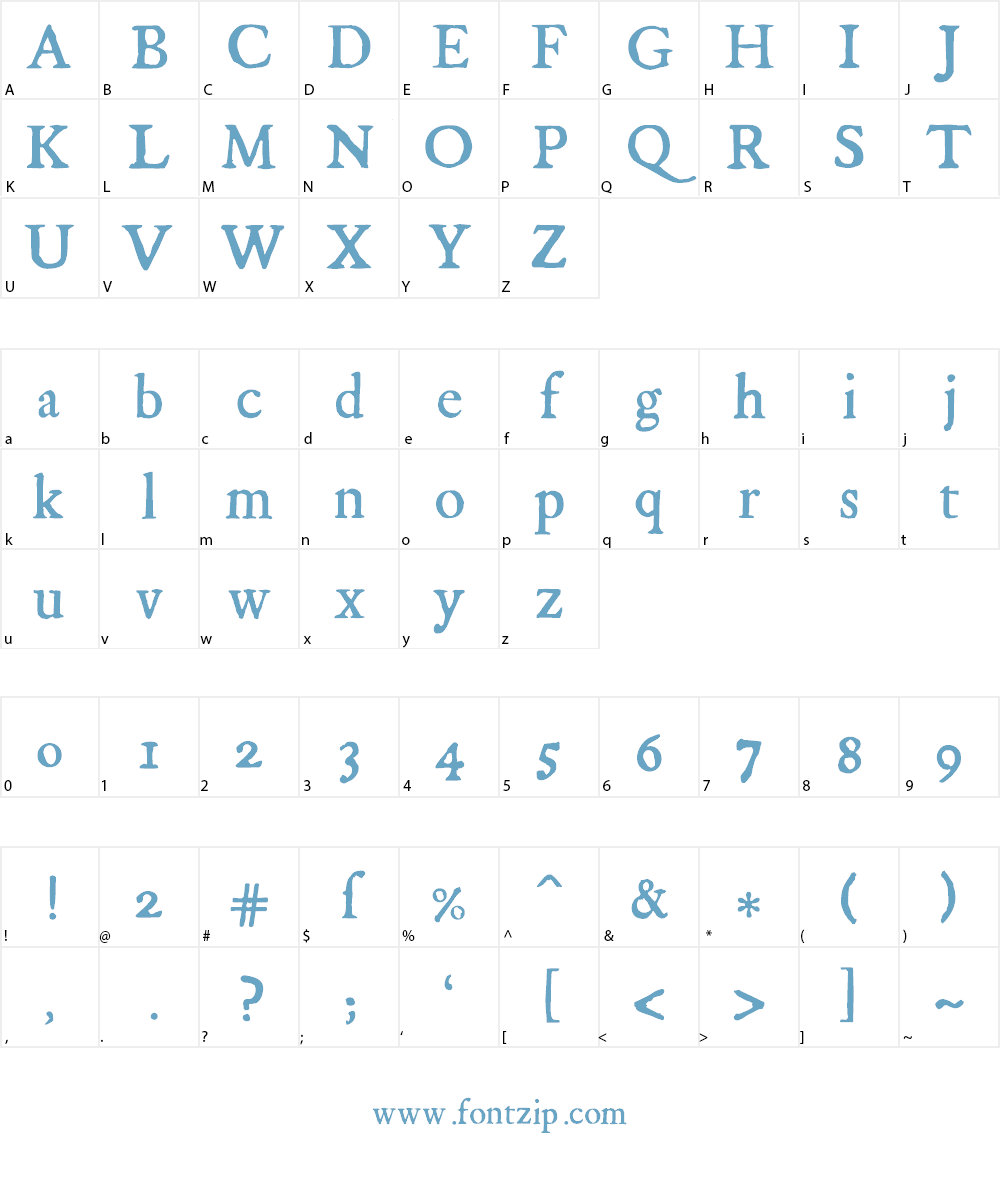 KisMiklos Font Character