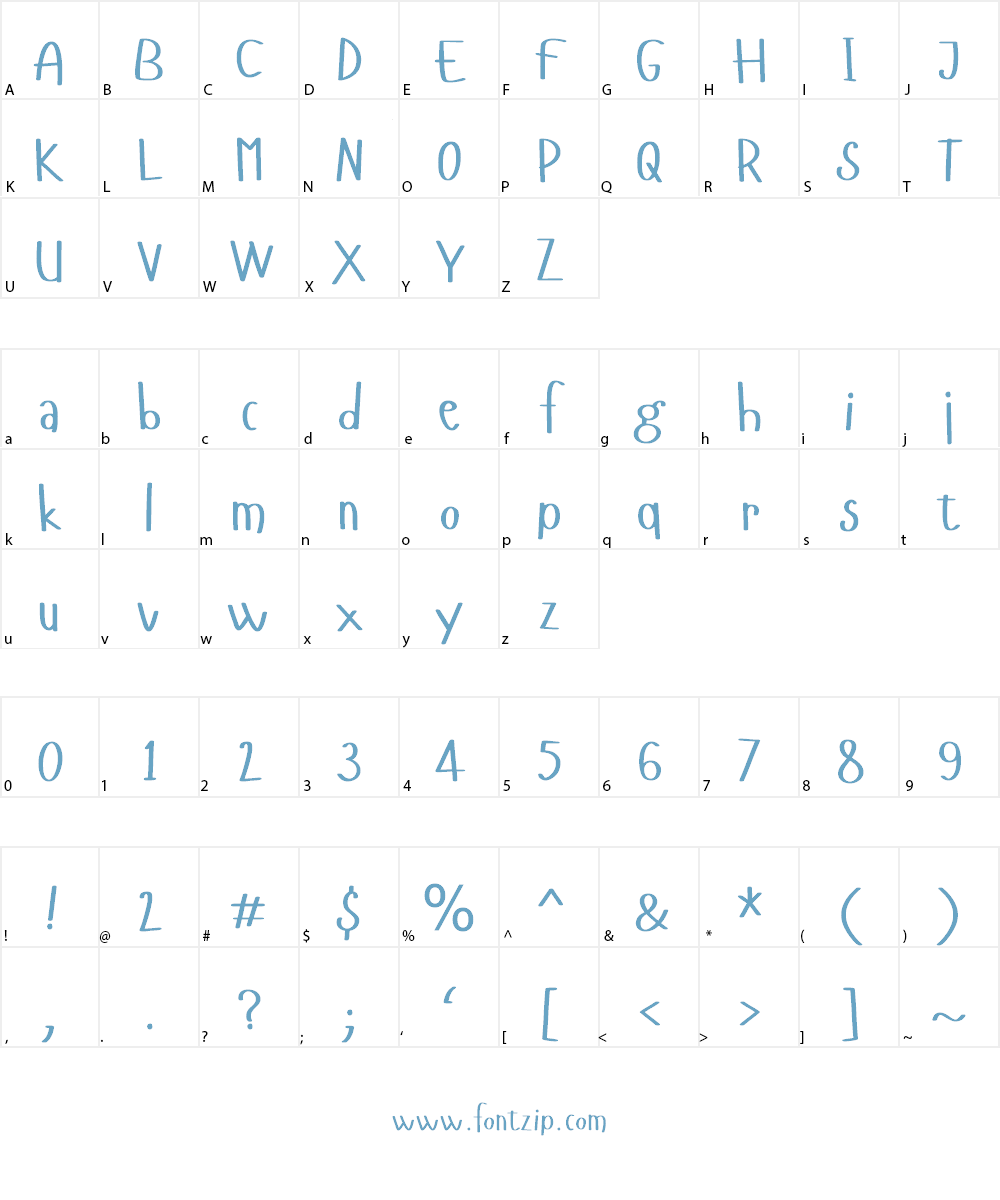 Hangyaboly Font Character