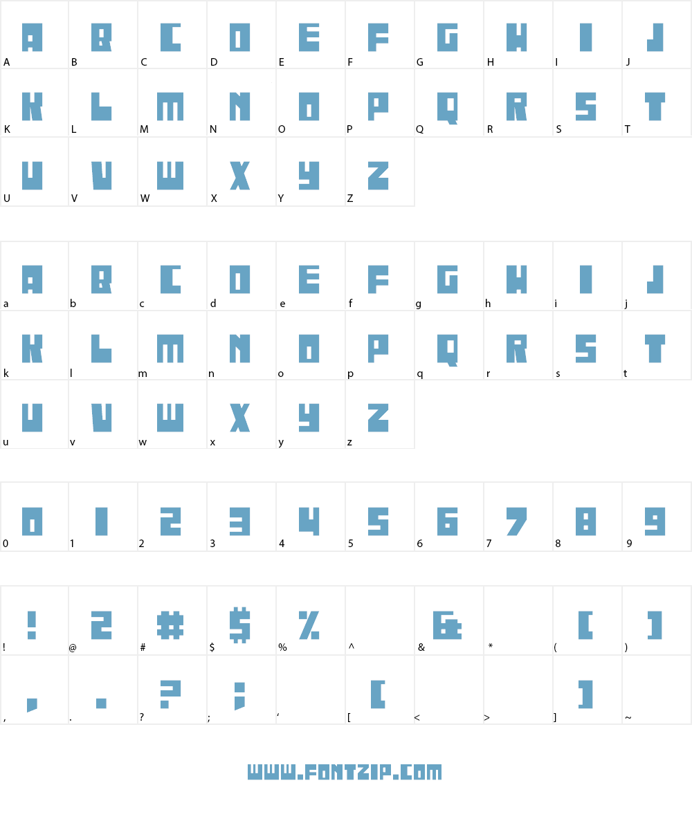 Iregula Font Character