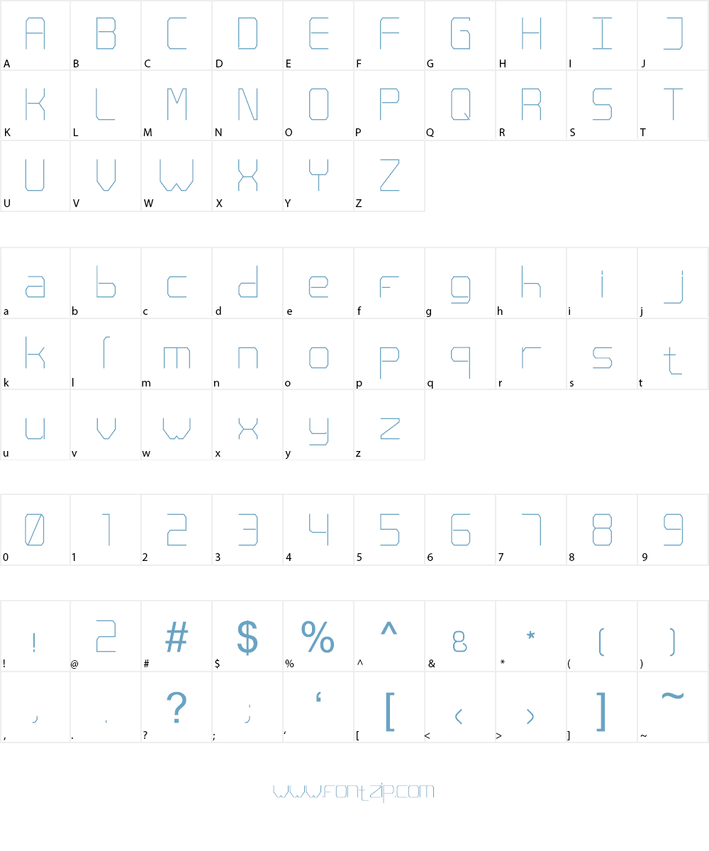 Orgasmo Font Character
