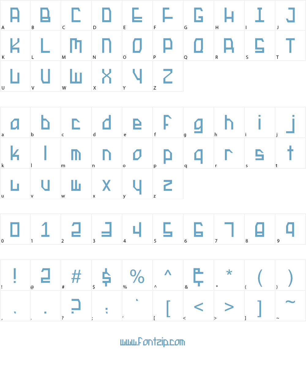 Protocol Update Font Character