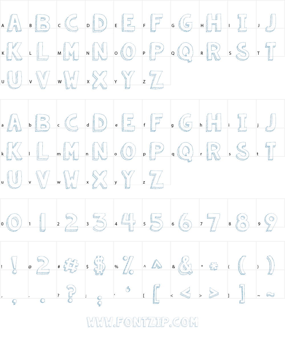 KG Summer Sunshine Font Character