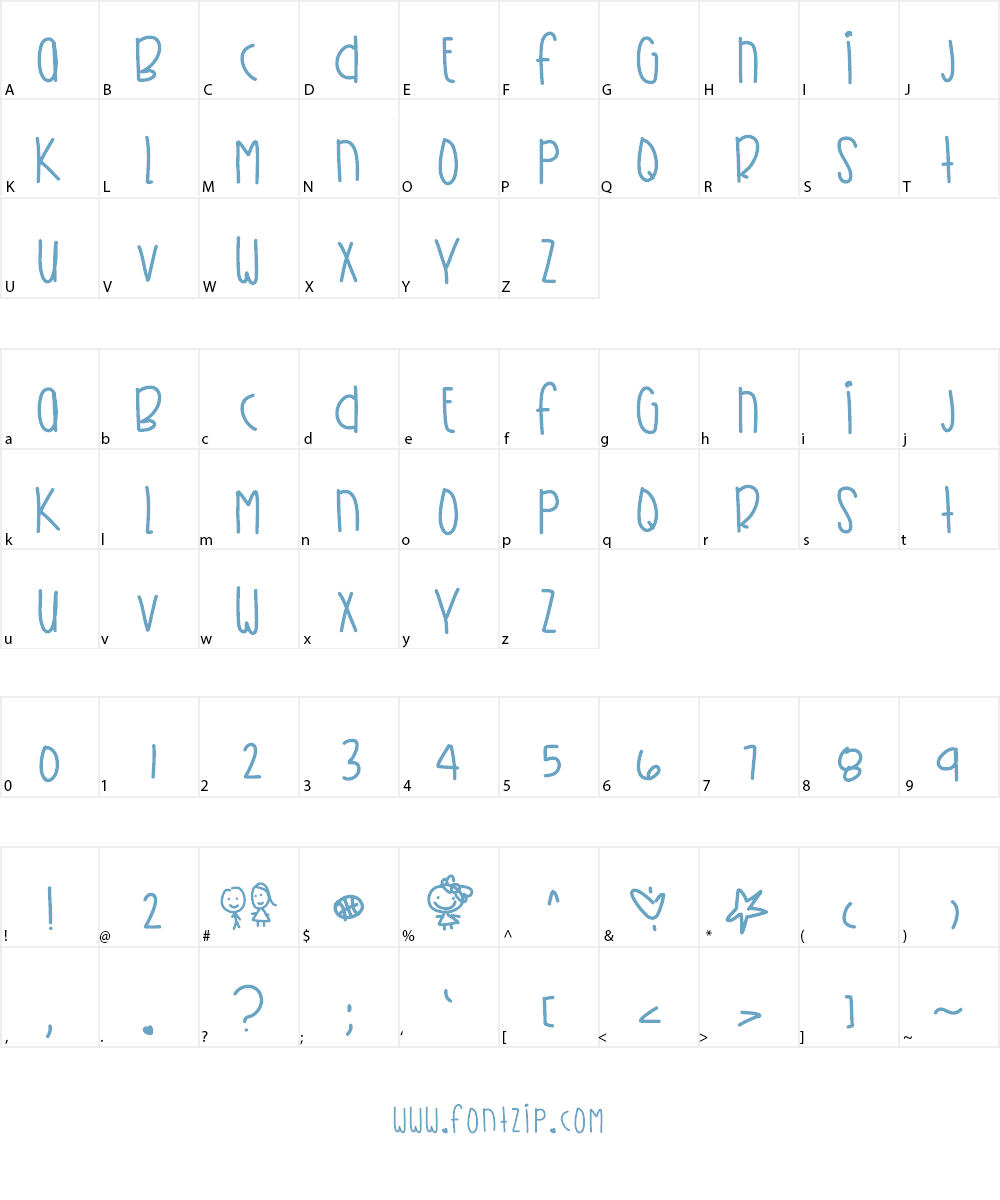 KirbysDreamland Font Character