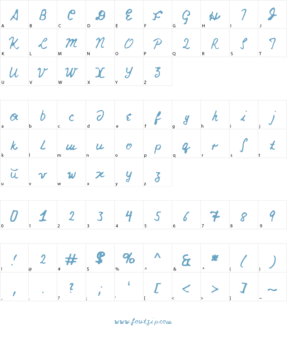 Nicks Font Font Character