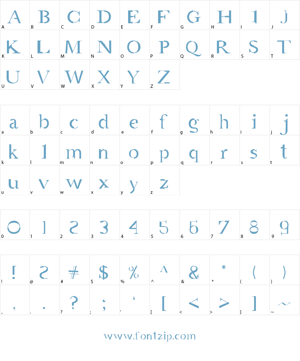 AMGaea Font Character