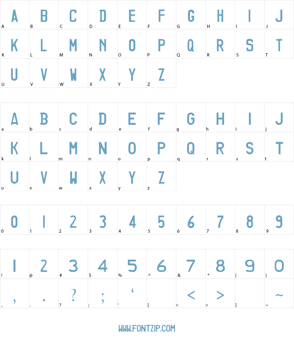 JDMGT-R34 Font Character
