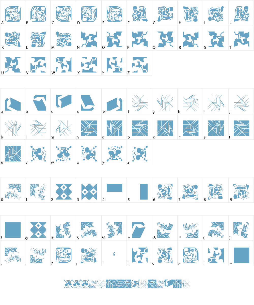 bk1 Font Character