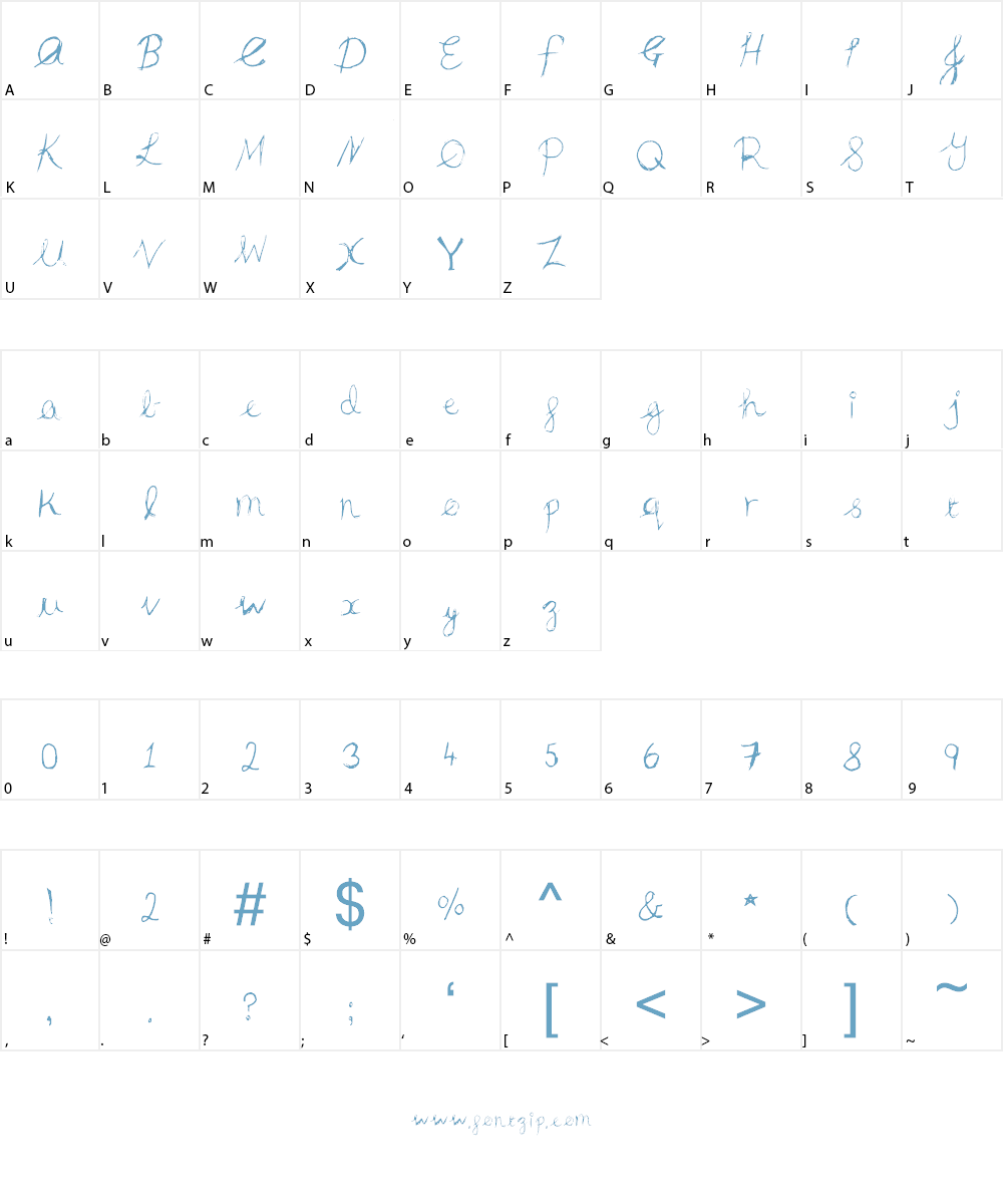 Amelia Font Character