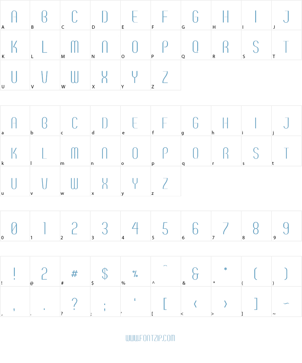 Breve SC Font Character