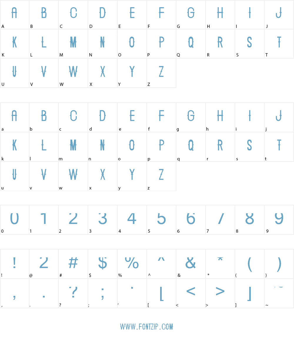 ARROGANO Font Character