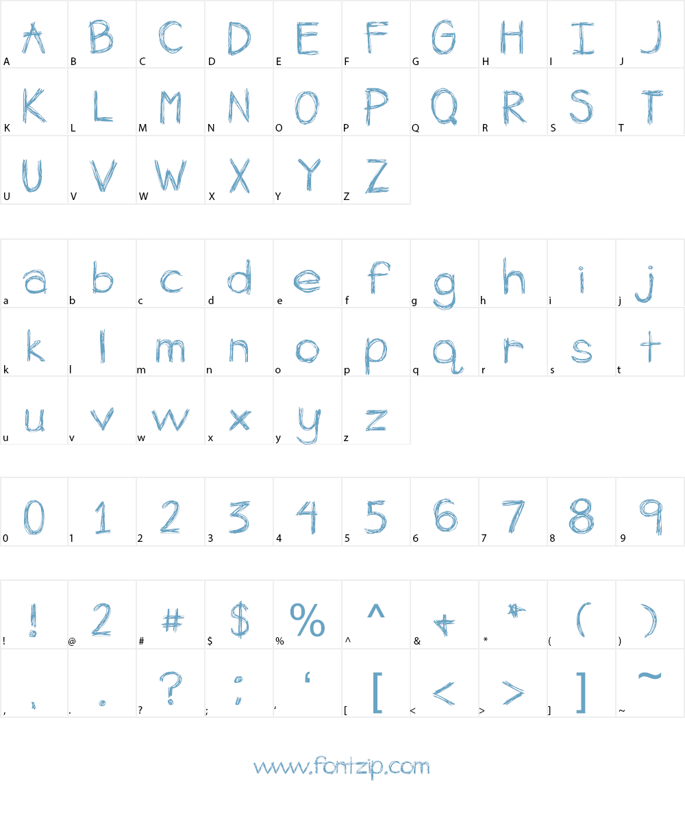 AppleSpice Font Character