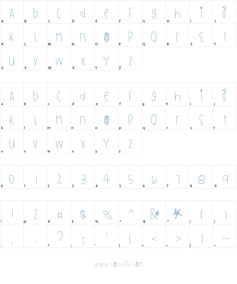 GoodNeighbor Font Character