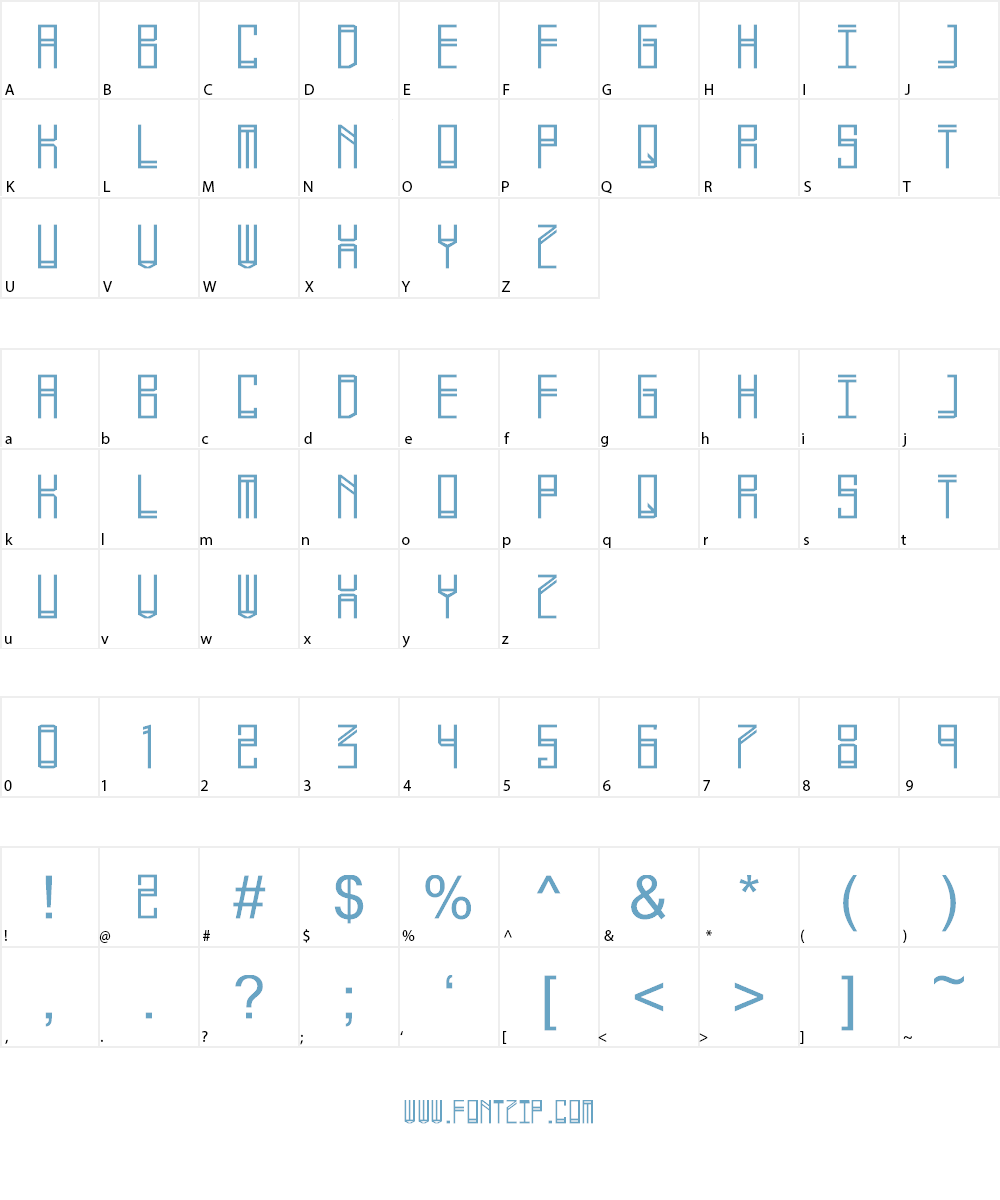 Phlekzi Font Character