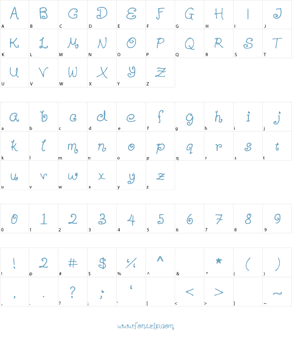 Sandman Font Character