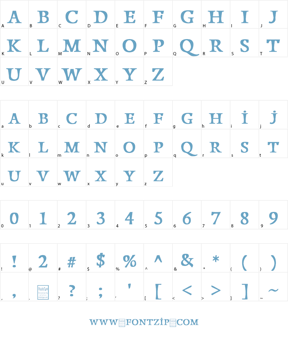 Papillons Font Character