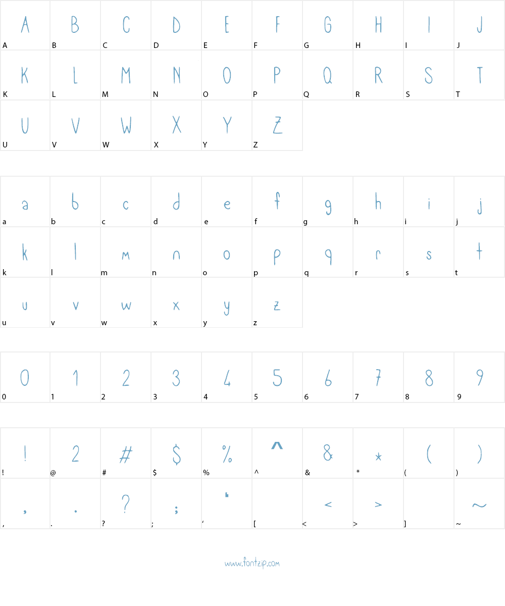 meryjane Font Character