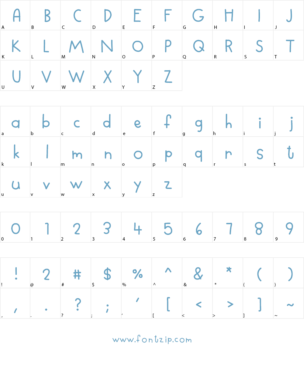 DPCutie Font Character