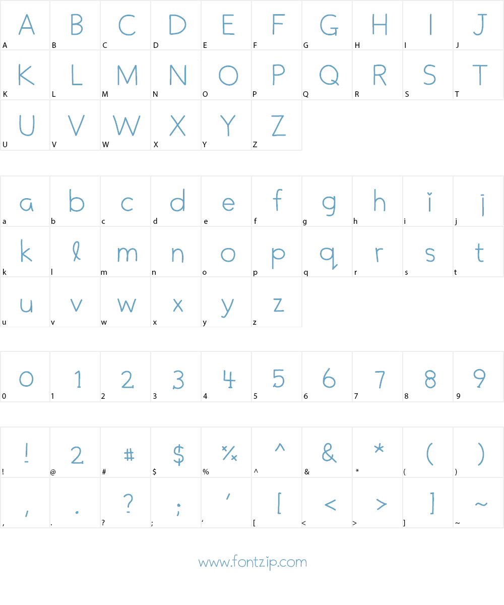 DPElionora Font Character