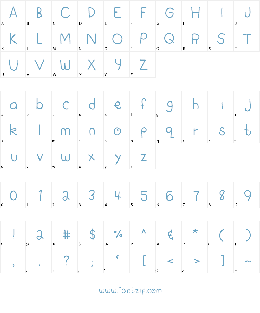 DPSora Font Character
