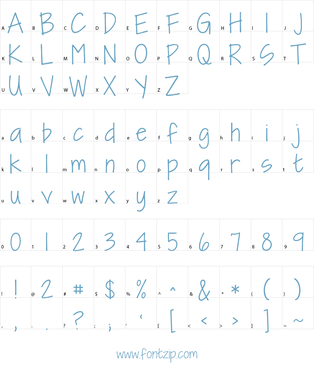 KG I Need A Font Font Character