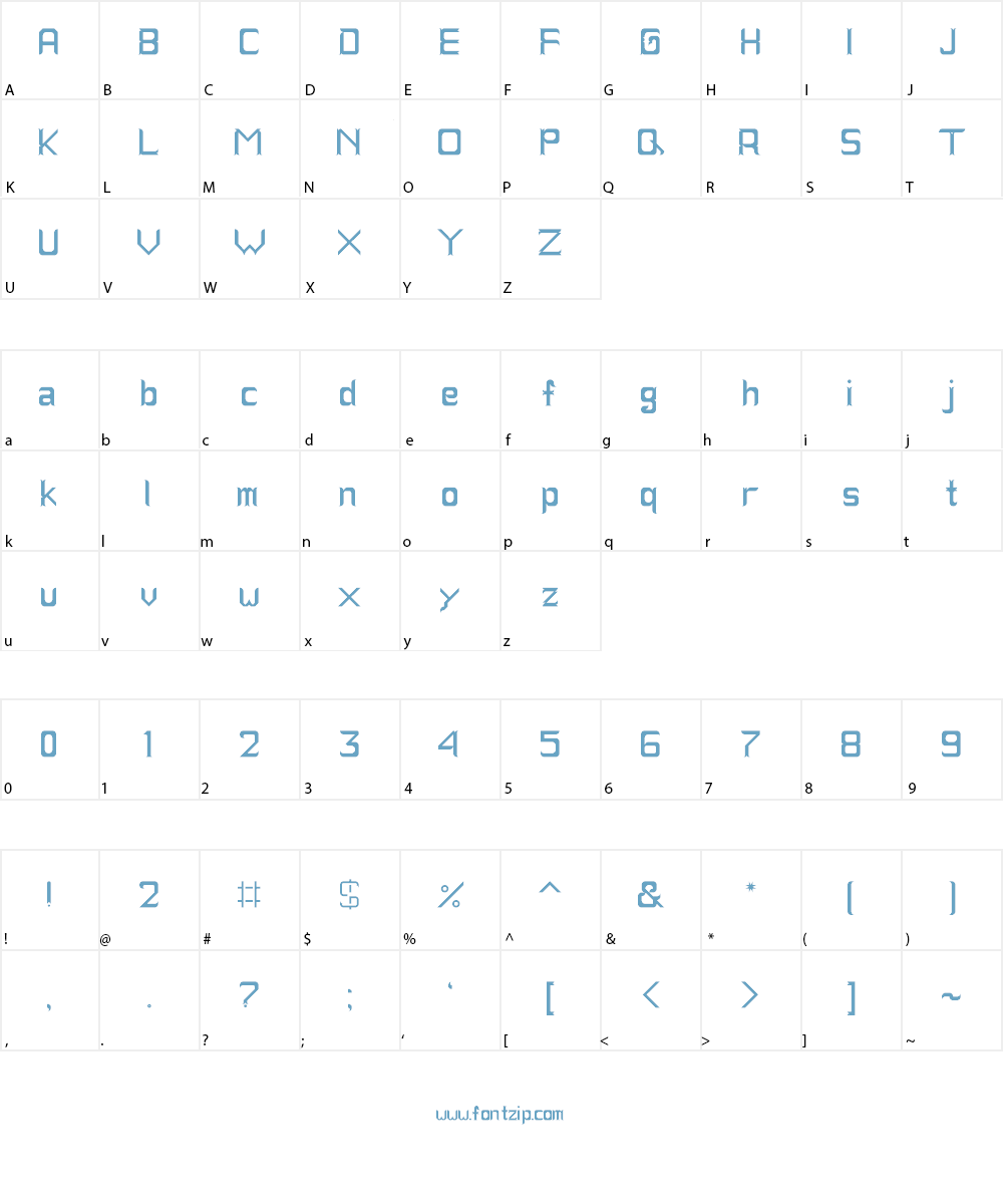 Abase Font Character