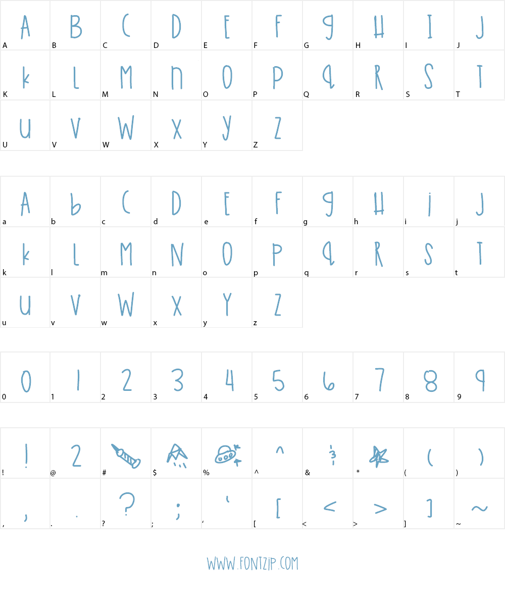 VirginiaIsForLovers Font Character