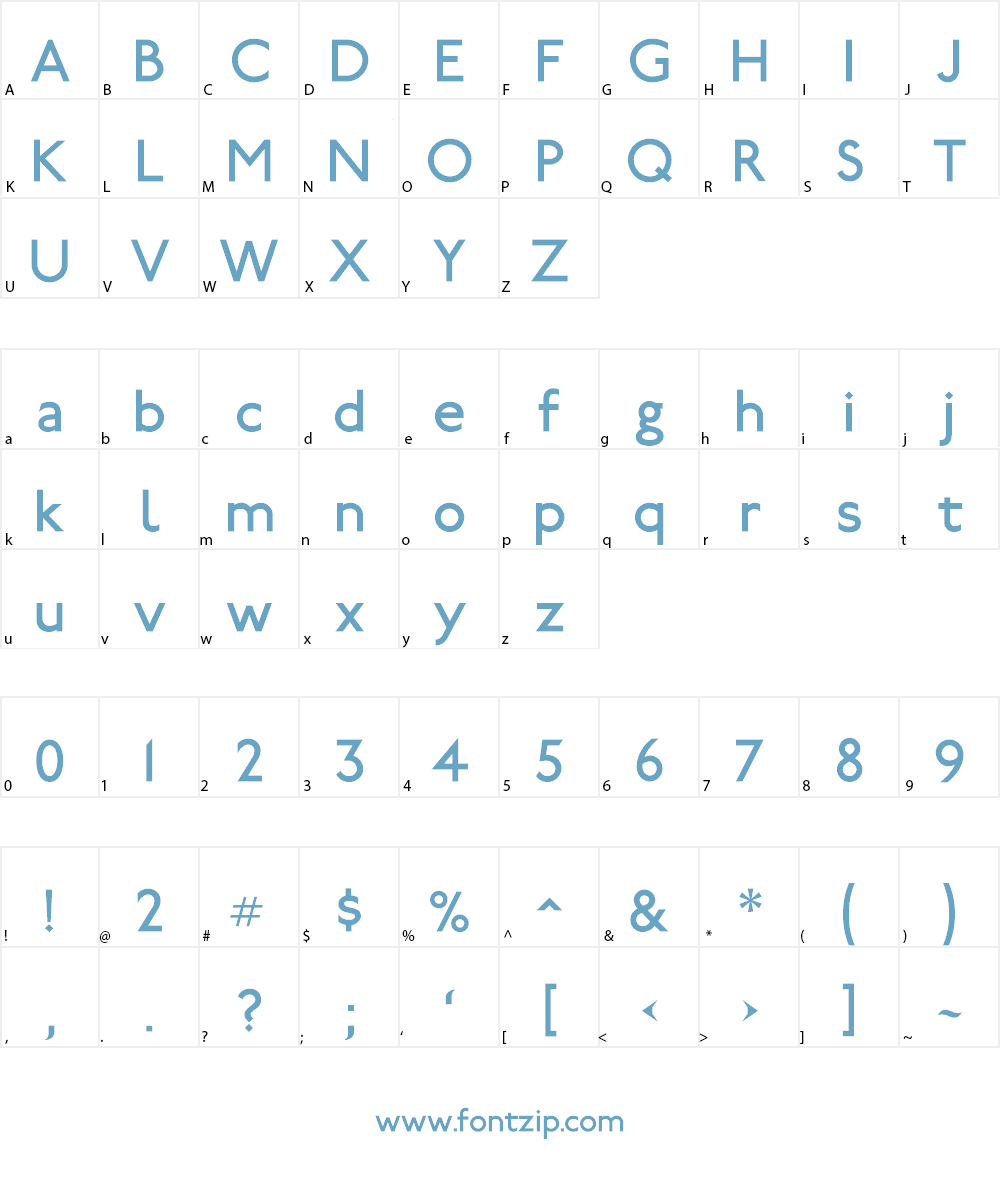 Railway Font Character