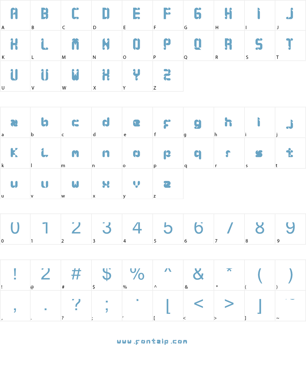syny! Font Character