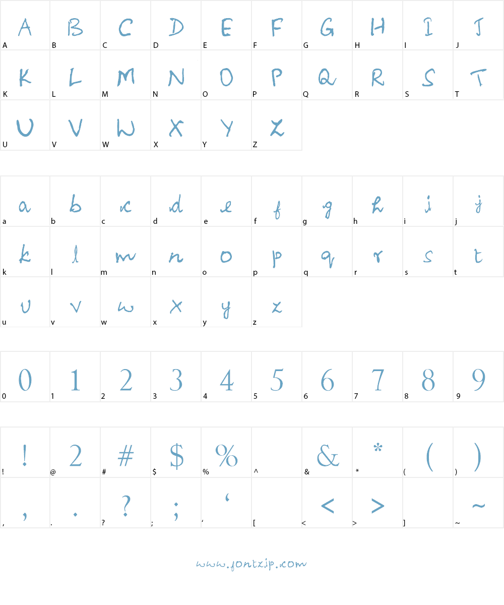 Akila Font Character