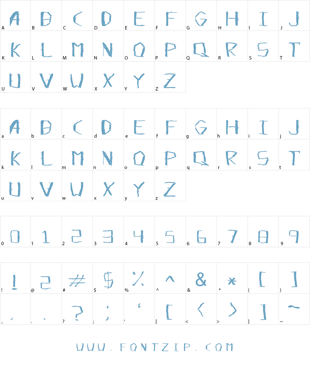 OpenSticks Font Character