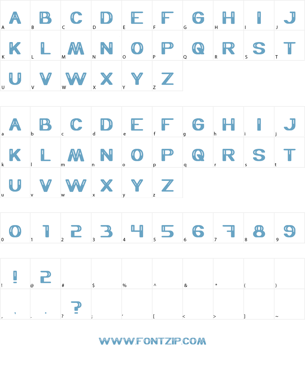 THERMOMETER Font Character