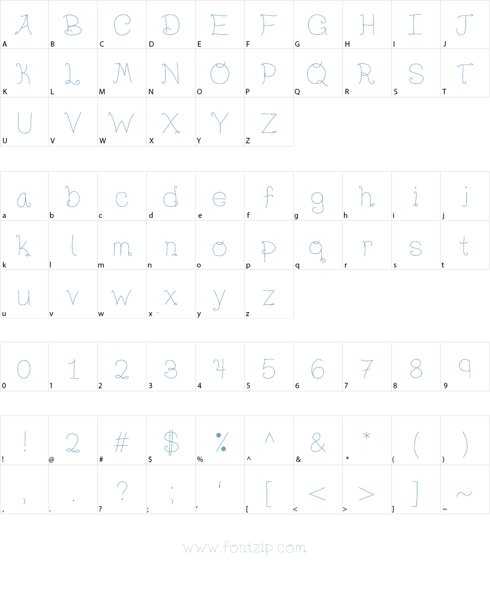Radium Font Character