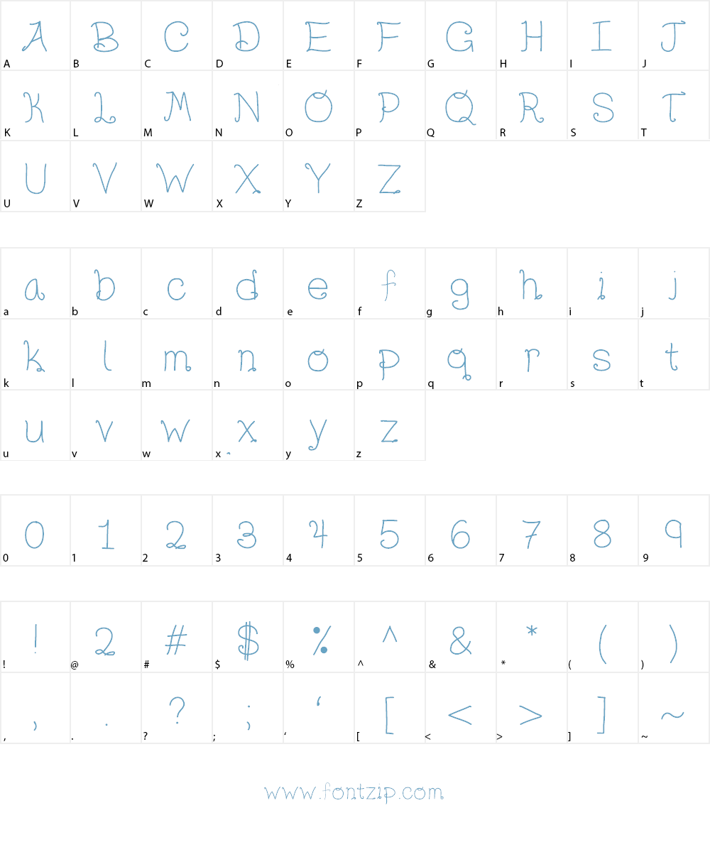RadiumBold Font Character