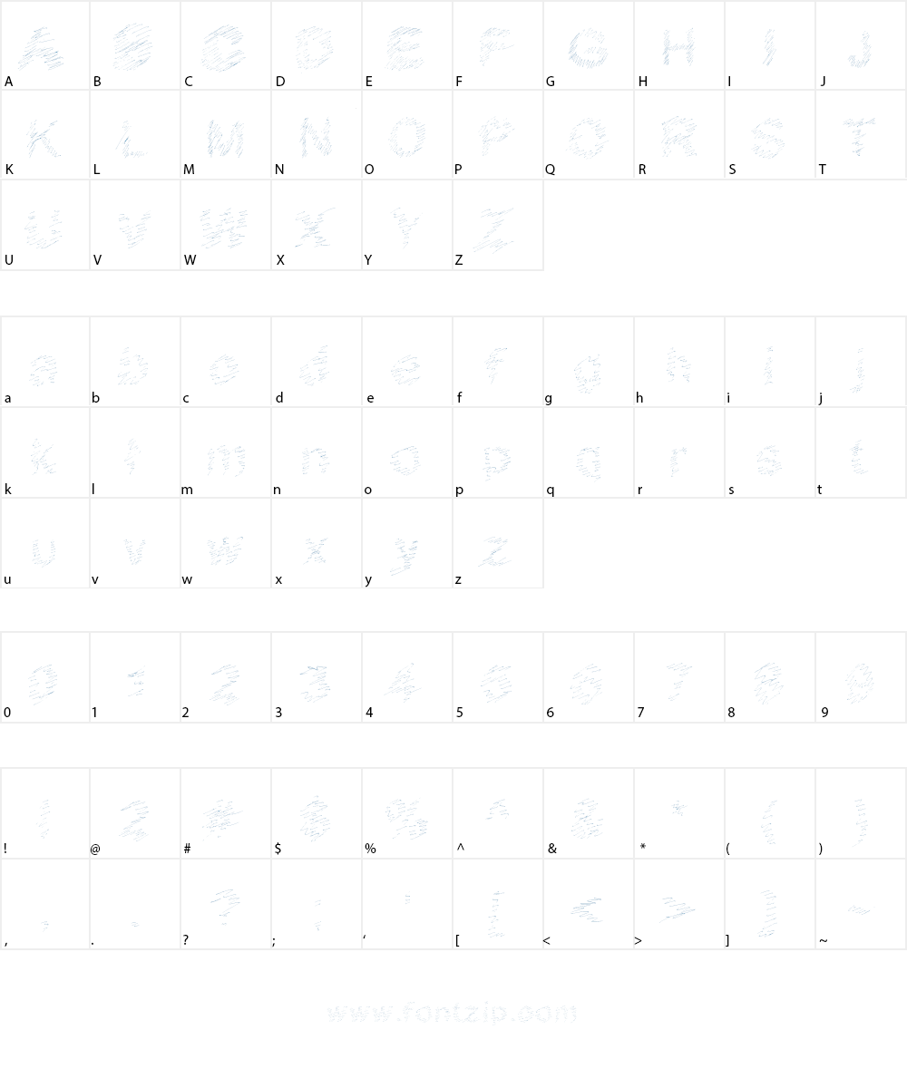 SpazAttack Font Character