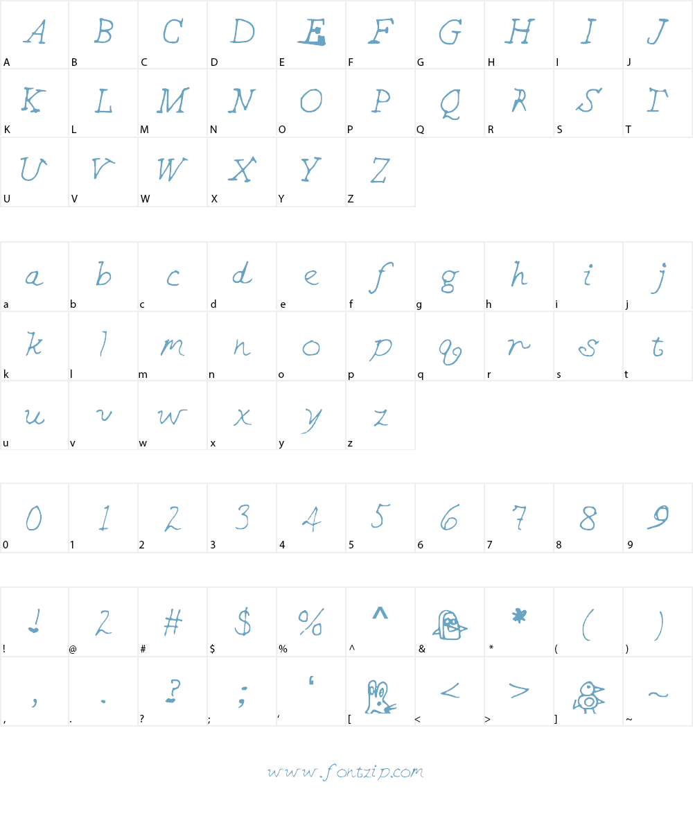 CHEEKINSo Font Character