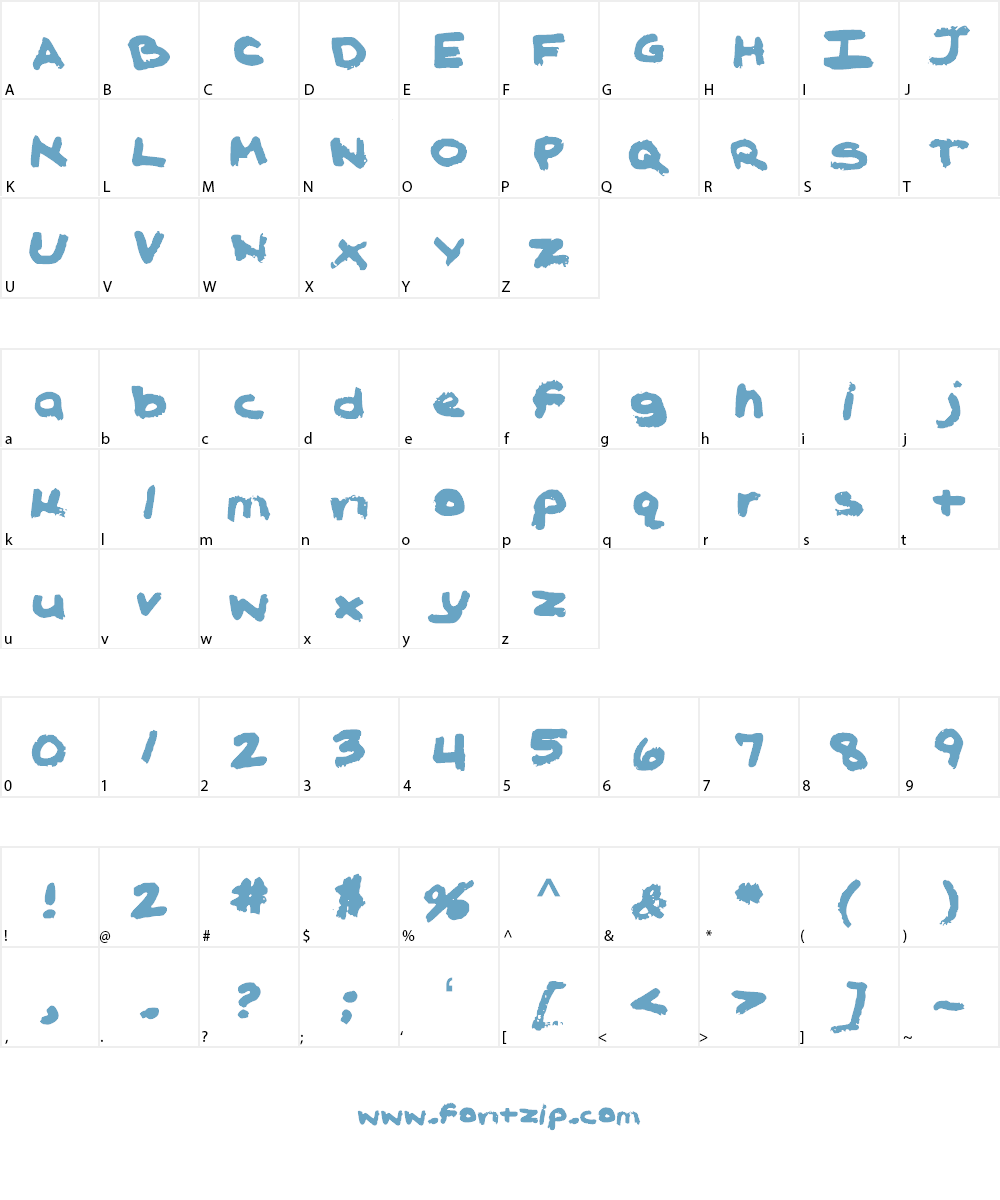 MyScriptFontAdrione Font Character