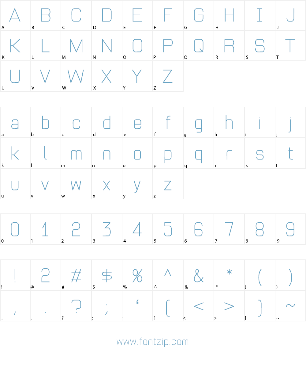 Andersans Font Character