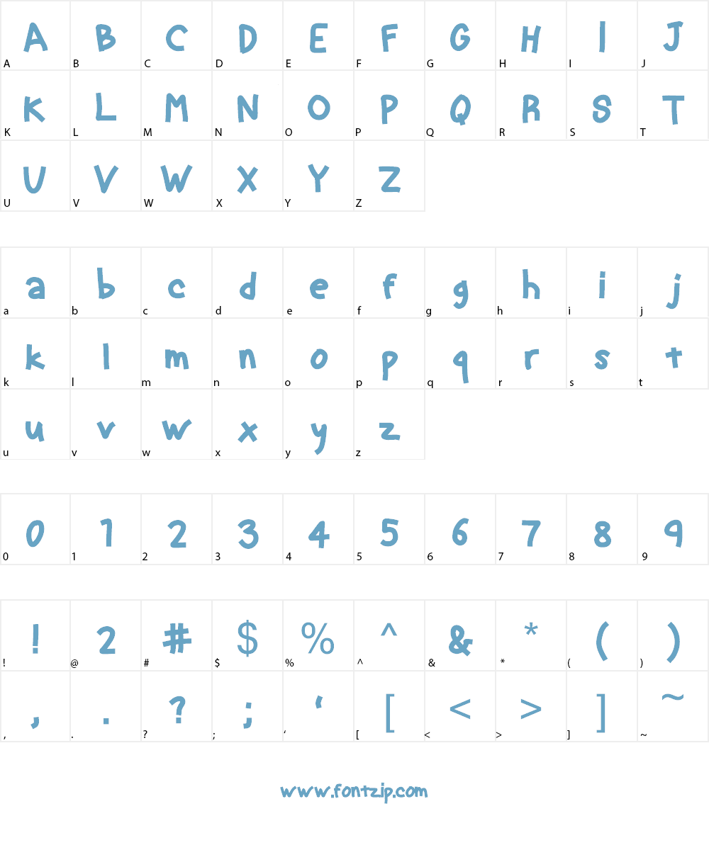 Animated Font Character