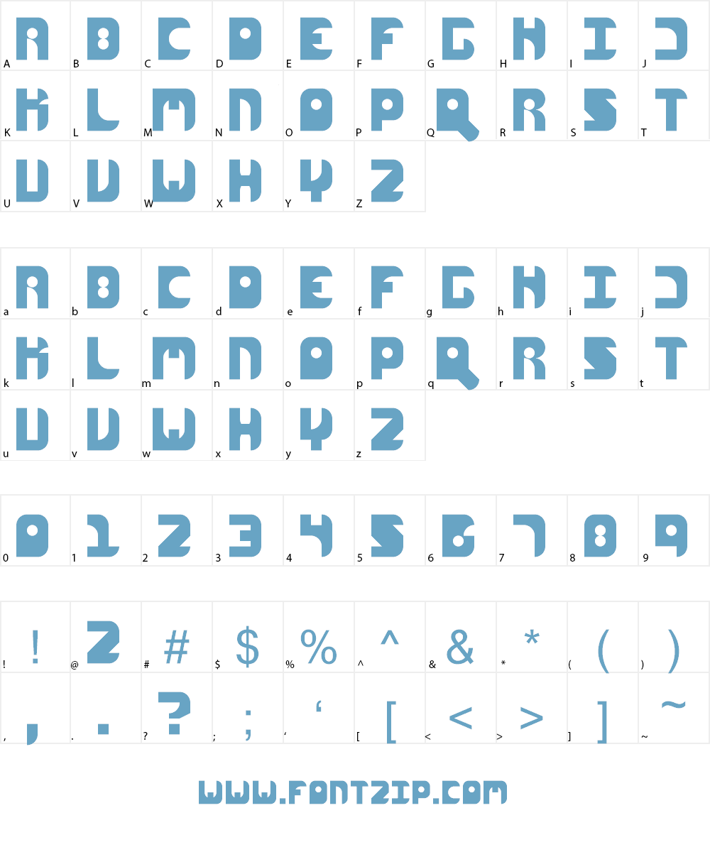 Arcadia Font Character