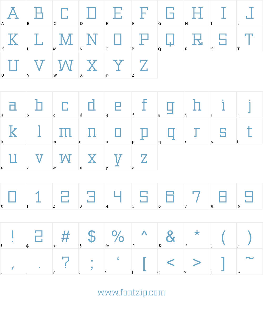 Archibald Font Character
