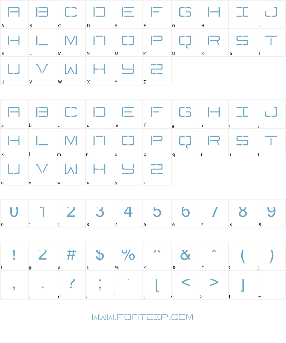 Battlecry Font Character