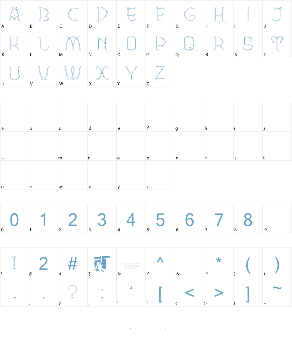 CHASE ZEN BANGLADESH Font Character