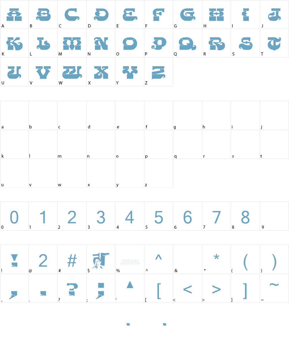 CHASE ZEN PUNJABI Font Character
