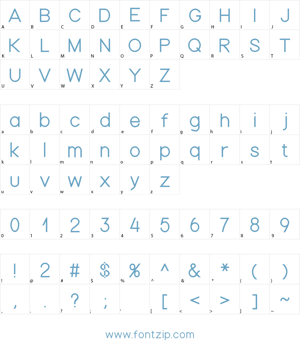Nordica Advanced Font Character