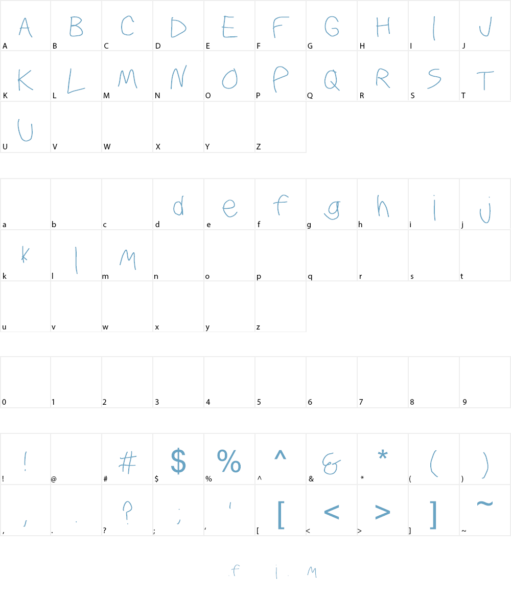 Krieg Font Font Character