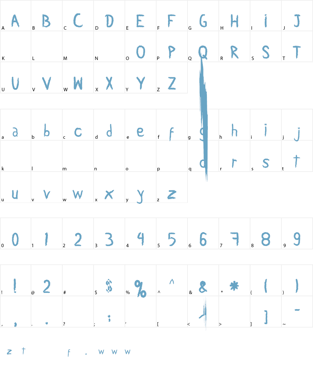 Carbonica Font Character
