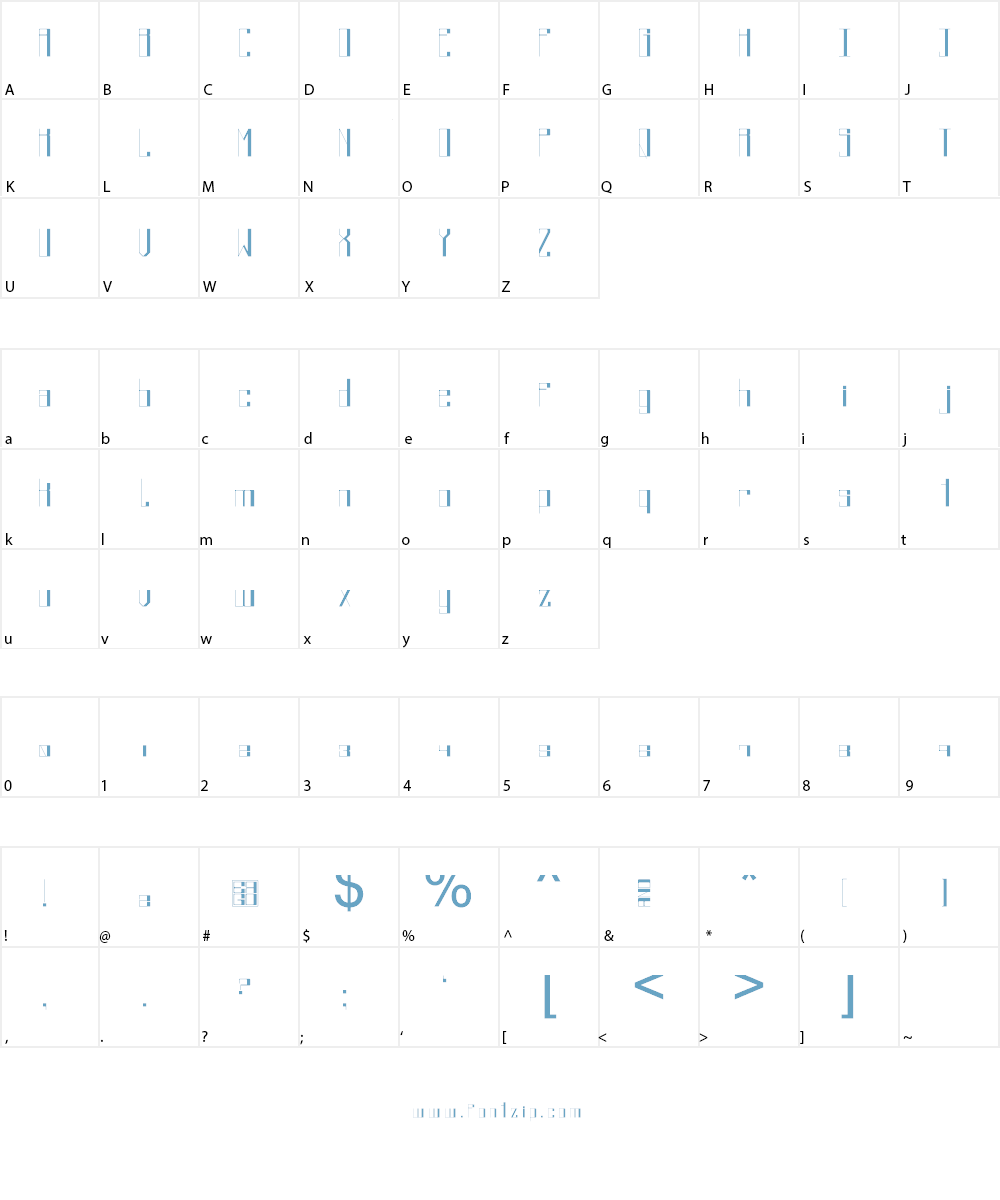 Kuudere Font Character