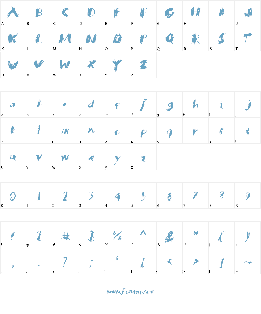 SavagePoet Font Character