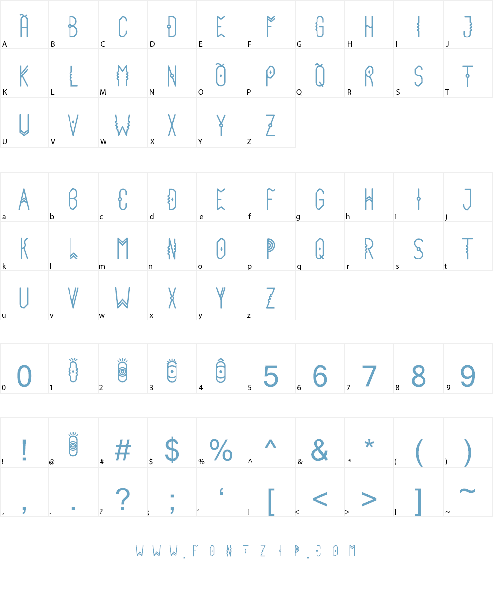 loco Font Character