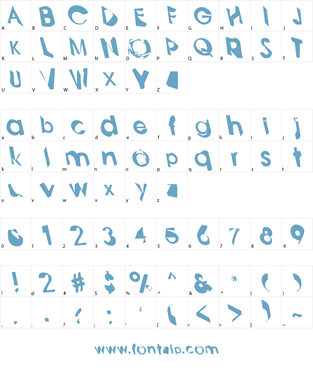 Analytik Font Character